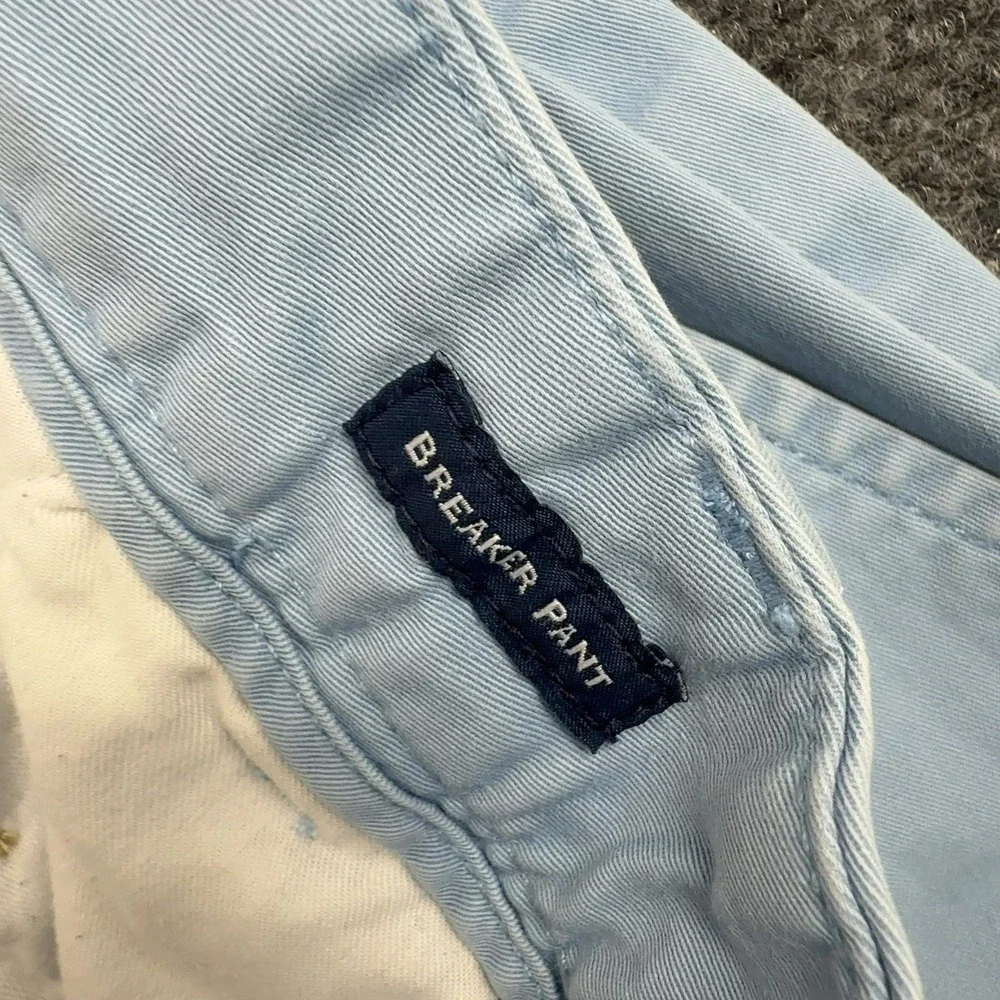 Vineyard Vines Breaker Pant Mens 30x30 Light Blue Cotton Spandex Chino Preppy